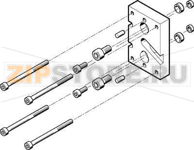Комплект переходников Festo HAPG-SD2-23 