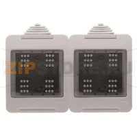 Коробка для открытой установки на 4 модуля, IP55 ABB 2CLA329200N1101
