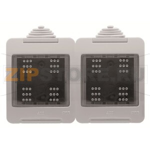 Коробка для открытой установки на 4 модуля, IP55 ABB 2CLA329200N1101 