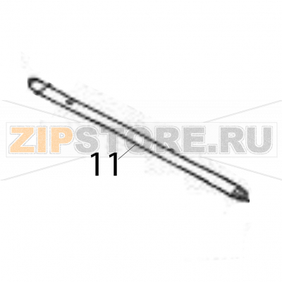 Guide shaft Sato M84Pro Guide shaft Sato M84ProЗапчасть на деталировке под номером: 11Название запчасти на английском языке: Guide shaft Sato M84Pro.