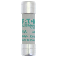 Предохранитель, 6 A, AC 500 В, 120 кА, 10x38 мм, aM, IEC Eaton CYLINDRICAL FUSE 10x38 6A AM 500