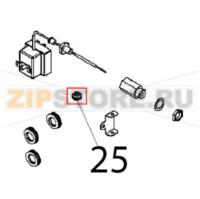 Passacavo Angelo Po FX101G2 Passacavo Angelo Po FX101G2Запчасть на деталировке под номером: 25