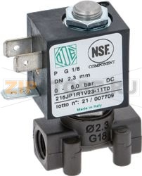 SOLENOID VALVE ODE 2 WAYS ø 1/8 24V 7W 