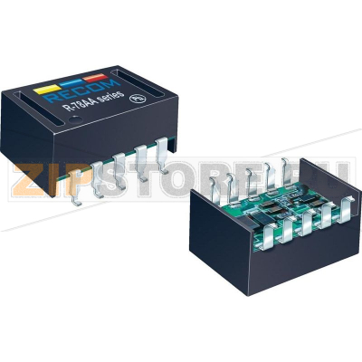 Преобразователь DC/DC, SMD-монтаж, 5.5 В/DC, 1 A, 6 Вт Recom R-78AA3.3-1.0SMD 
