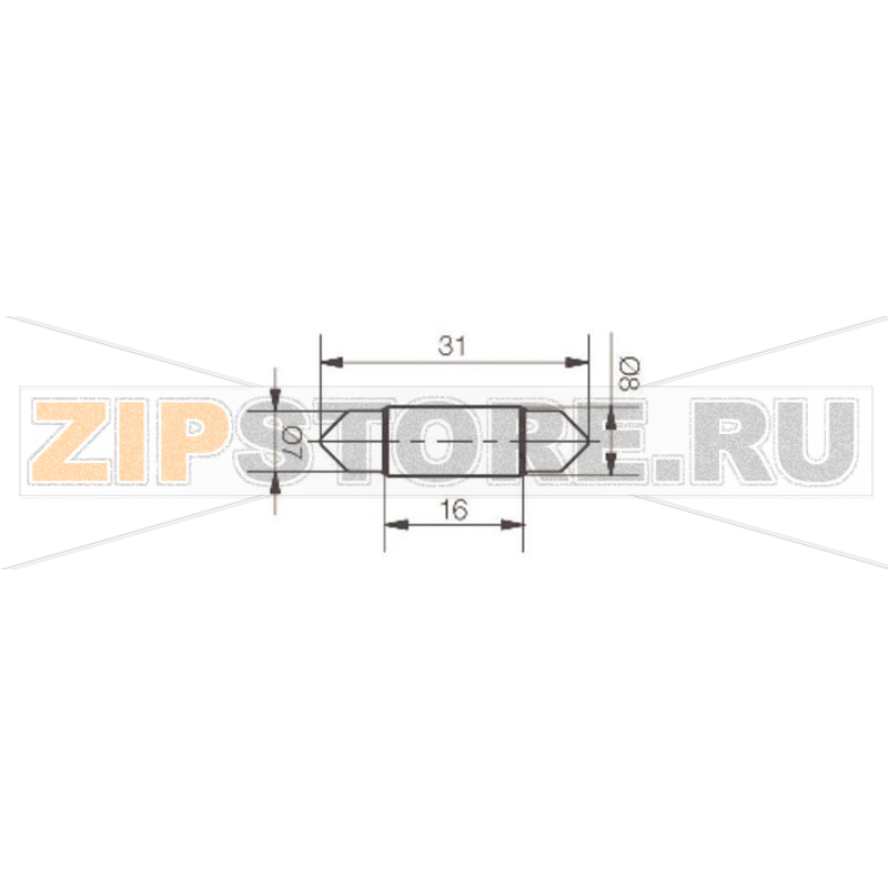 Лампа светодиодная 24 В/DC, 24 В/AC, салонная, синяя, 140 мкд Signal-Construct MSOC083144 