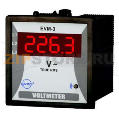 Вольтметр 230 В/AC, 10-600 В/AC Entes EVM-3-72 