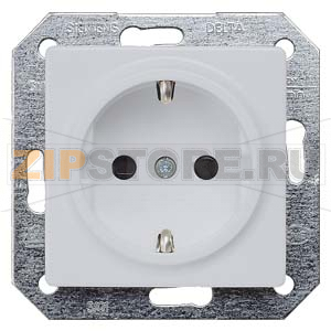 DELTA I-SYSTEM АЛЮМИНЕВЫЙ МЕТАЛЛИК РОЗЕТКА SCHUKO 10A DC/16А AC 250В C ЗАЩИТНЫМ КОНТАКТОМ   C БЕЗРЕЗЬБОВЫМИ КОНТАКТНЫМИ ЗАЖИМАМИ ЭЛ.-МЕХ. ЧАСТЬ Siemens 5UB1934 