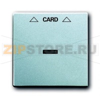Накладка для выключателя карточного, серебристый алюминий ABB 2CKA001710A3670