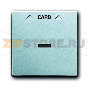 Накладка для выключателя карточного, серебристый алюминий ABB 2CKA001710A3670 