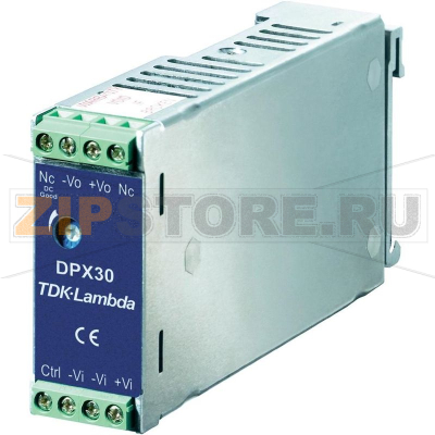 Блок питания DC/DC на DIN-рейку 15 В, 2 А, 30 Вт TDK-Lambda DPX-30-48WS-15 