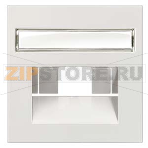 DELTA PROFIL СЕРЕБРЯНЫЙ КРЫШКА СИСТЕМНОЙ РОЗЕТКИ CAT.3+5/ BTR CAT.6 65X65MM С ПОЛЕМ ДЛЯ ПОМЕТОК Siemens 5TG1767 