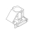 Contenitore compl. x gruppo grigio Saeco Royal Digital