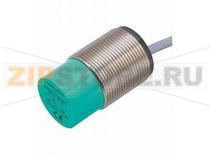 Индуктивный датчик Inductive sensor NXN25-30GM50-E2 Pepperl+Fuchs General specificationsSwitching functionNormally open (NO)Output typePNPRated operating distance25 mmInstallationnon-flushOutput polarityDCAssured operating distance0 ... 20.25 mmReduction factor rAl 0.5Reduction factor rCu 0.4Reduction factor r304 0.8Output type3-wireNominal ratingsOperating voltage10 ... 30 VSwitching frequency0 ... 100 HzHysteresistyp. 5%Reverse polarity protectionreverse polarity protectedShort-circuit protectionpulsingVoltage drop&le 3 VOperating current0 ... 100 mAOff-state current&le 10 &microANo-load supply current&le 10 mASwitching state indicatorall direction LED, yellowAmbient conditionsAmbient temperature-25 ... 70 °C (-13 ... 158 °F)Mechanical specificationsConnection typecable PVC , 2 mCore cross-section0.34 mm2Housing materialbrass, nickel-platedSensing facePBTHousing diameter30 mmDegree of protectionIP67General informationScope of delivery2 hex nuts included