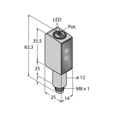 Датчик фотоэлектрический Turck QMH26VPLPQ7 