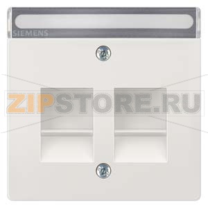 DELTA STYLE НАКЛАДКА РОЗЕТКИ MOD JACK LABEL ПЛАТИНОВЫЙ МЕТАЛЛИК Siemens 5TG1343-1 