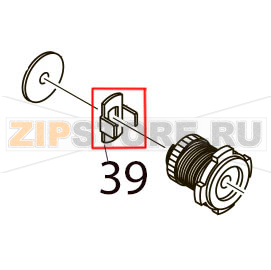 Back tension stopper Toshiba TEC B-SX4T-GS10/20-QQ Back tension stopper Toshiba TEC B-SX4T-GS10/20-QQЗапчасть на деталировке под номером: 39