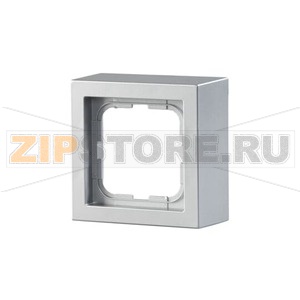 Рамка одноместная, монтаж: наружный, алюминий ABB 2TKA000300G1 