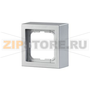 Рамка одноместная, монтаж: наружный, алюминий ABB 2TKA000300G1 