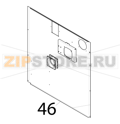 Higher/rear of oven Piron P920RXS Higher/rear of oven Piron P920RXSЗапчасть на деталировке под номером: 46