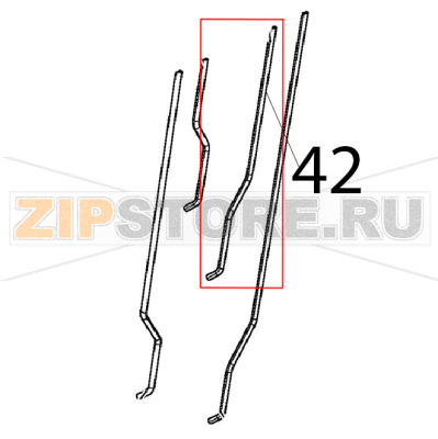 Tubo int. umidita&#039; DX, Ø: 16x1 Unox XBC 1005E Tubo int. umidita' DX, Ø: 16x1 Unox XBC 1005EЗапчасть на деталировке под номером: 42