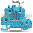 Double-deck terminal block; 4-conductor through terminal block; N; without marker carrier; suitable for Ex i applications; internal commoning; conductor entry with violet marking; for DIN-rail 35 x 15 and 35 x 7.5; 1 mm?; Push-in CAGE CLAMP®; 1,00 mm?; bl - Double-deck terminal block; 4-conductor through terminal block; N; without marker carrier; suitable for Ex i applications; internal commoning; conductor entry with violet marking; for DIN-rail 35 x 15 and 35 x 7.5; 1 mm?; Push-in CAGE CLAMP®; 1,00 mm?; bl