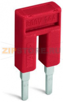 Jumper; 4-way; insulated; red Wago 2000-404/000-005