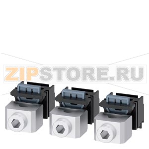 wire connector CU 3 units accessory for: 3VA4/5 125 Siemens 3VA9133-0JD10 