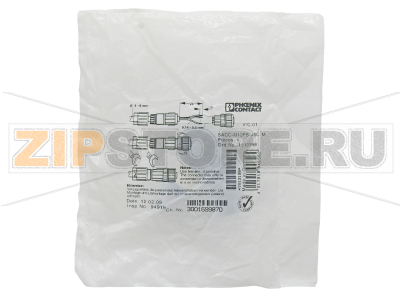 Разъем Phoenix Contact SACC-M12FS-4SC M 4-полюсн., Прямая гнездовая часть разъема M12, А-кодирование, Пружинные зажимы, Материал накатанной гайки: Цинк. литья под давлением, с никелевым покрытием, Наружный диаметр кабеля 4 мм . 8 мм.Минимальный заказ: 1 шт.Упаковка: 1 шт.
