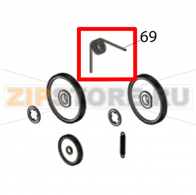 Print frame support spring (L) Godex EZPi-1300 Print frame support spring (L) Godex EZPi-1300Запчасть на деталировке под номером: 69Название запчасти Godex на английском языке: Print frame support spring (L) EZPi-1300.