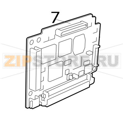 PCL5 PC board ass&#039;y Toshiba TEC B-852-TS12-QQ PCL5 PC board ass'y Toshiba TEC B-852-TS12-QQЗапчасть на деталировке под номером: 7