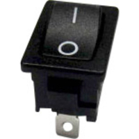 Переключатель клавишный 250 В/AC, 6 А, 1 x выкл/вкл TRU Components TC-R13-66F-02