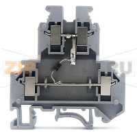 Клемма со встроенным диодом 1N4007, серая CHIKU RUG/D-A