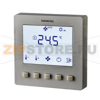 RDF510/BP.VS - Комнатные термостаты в упаковке по 20 шт., серебристые Siemens RDF510/BP.VS