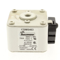 Предохранитель, 700 A, AC 690 В, 200 кА, size 2, aR, IEC UL Eaton FUSE 700A 690V 2BKN/50 AR UC