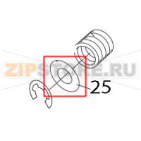 Head lock washer Toshiba TEC B-852-TS12-QP