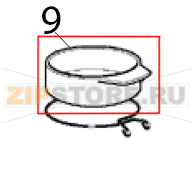 Plastikstopfen Scotsman EC 126 AS Plastikstopfen Scotsman EC 126 ASЗапчасть на деталировке под номером: 9