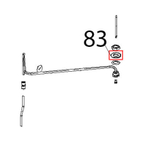 Rondella piana 50x28x4 inox Unox XB 403G