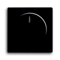 Накладка с ручкой и лампой для поворотного светорегулятора, чёрная ABB 2CKA006599A2966