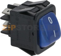СИНИЙ ДВУХПОЛЮСНЫЙ ПЕРЕКЛЮЧАТЕЛЬ 16А 250В