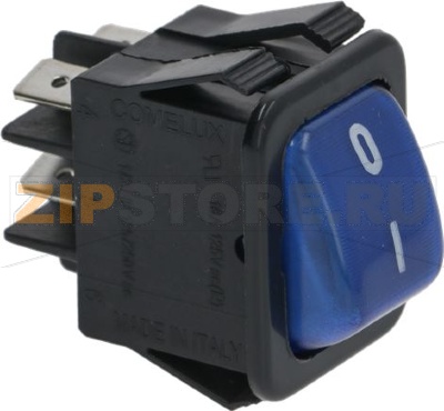 СИНИЙ ДВУХПОЛЮСНЫЙ ПЕРЕКЛЮЧАТЕЛЬ 16А 250В 