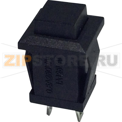Кнопка 250 В/AC, 0.5 А, 1 x вкл/выкл, без фиксации, 1 шт TRU Components TC-R13-57B-05BK 