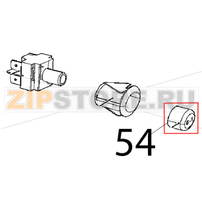 Tasto argento opaco &quot;0-1&quot; oro Unox XL 413 Tasto argento opaco "0-1" oro Unox XL 413Запчасть на деталировке под номером: 54