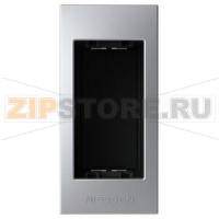 Цоколь для установки в мебель/перегородки, серебристый ABB 1051.20