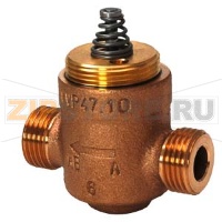 VVP47.10-1.6S - 2-ходовой седельный клапан, наружная резьба, PN16, DN10, kvs 1.6 Siemens VVP47.10-1.6S