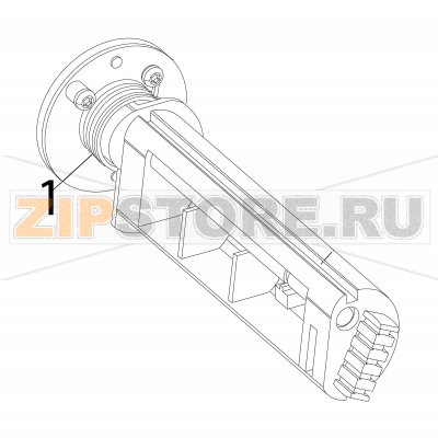 Edge guide Intermec PX4i Edge guide Intermec PX4iЗапчасть на деталировке под номером: 1Название запчасти на английском языке: Edge guide Intermec PX4i.