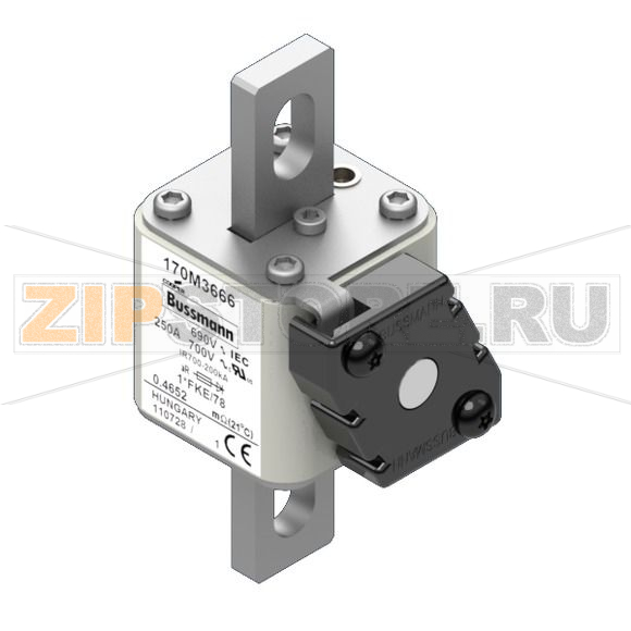 Предохранитель, 250 A, AC 690 В, 200 кА, size 1, 45x59x110 мм, aR, IEC UL Eaton FUSE 250A 690V 
