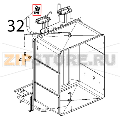 Elettrovalvola H20, tri-stadio Unox XBC 815G Elettrovalvola H20, tri-stadio Unox XBC 815GЗапчасть на деталировке под номером: 32
