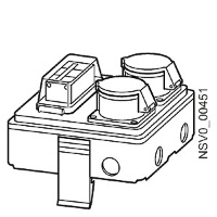 BD2-AK1/2CEE163A161 TAP-OFF UNIT 16A / 2X1P MCB(B)+ 2X3P.CEE Siemens BVP:047231