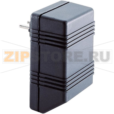 Корпус с вилкой 126x75x53 мм, пластиковый, черный, 1 шт TRU Components TC-SG721 SW203 