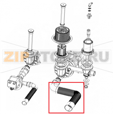 Tubo scarico ø 24 1500mm Silanos S 021      Tubo scarico ø 24 1500mm Silanos S 021Запчасть на сборочном чертеже под номером: 18Название запчасти на итальянском языке: Tubo scarico ø 24 1500mm Silanos S 021